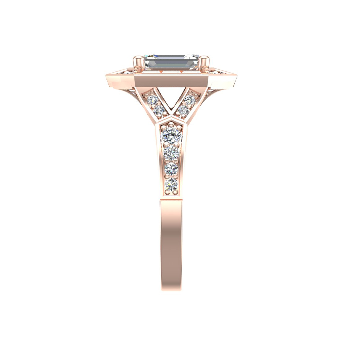 Elle Halo Engagement Ring